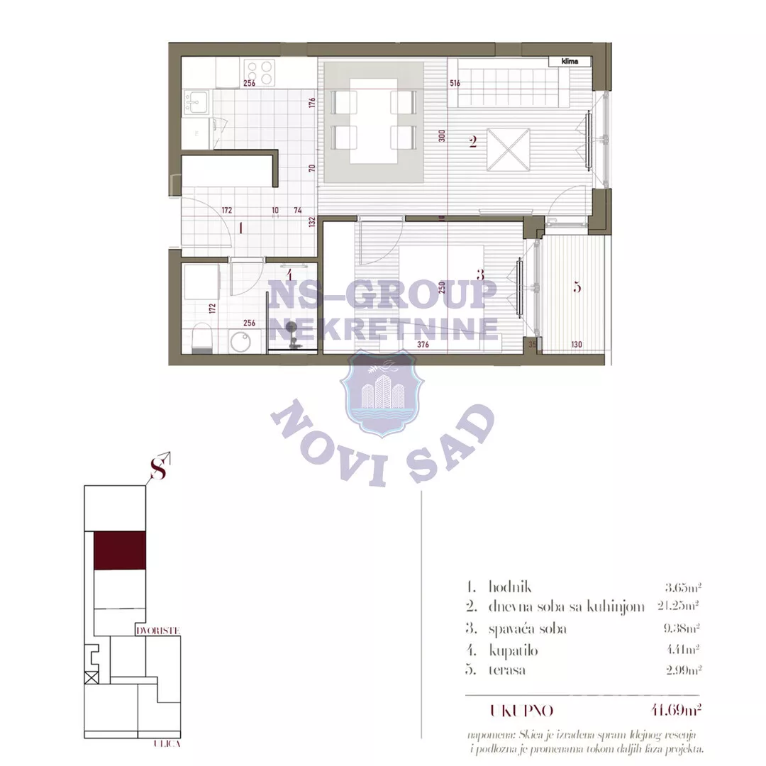 Dvosoban stan | 4zida