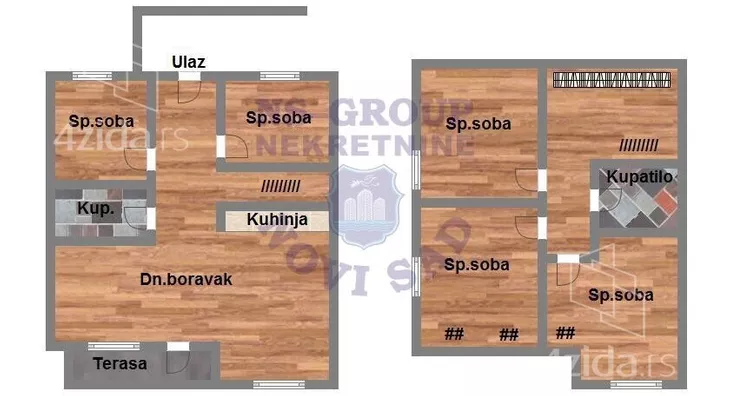 Šestosoban stan | 4zida