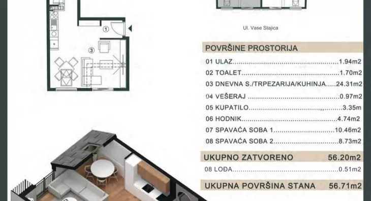 Dvoiposoban stan | 4zida