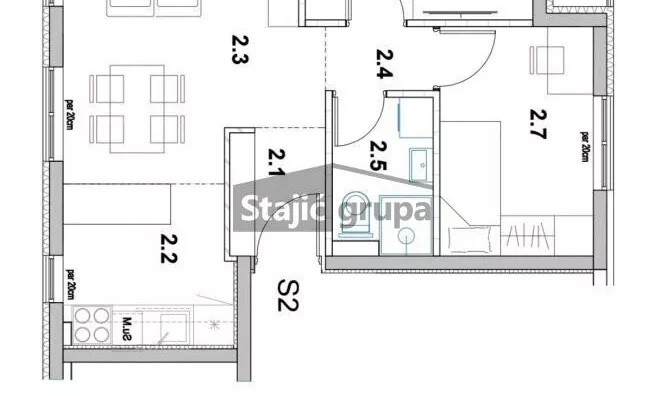 Dvoiposoban stan | 4zida