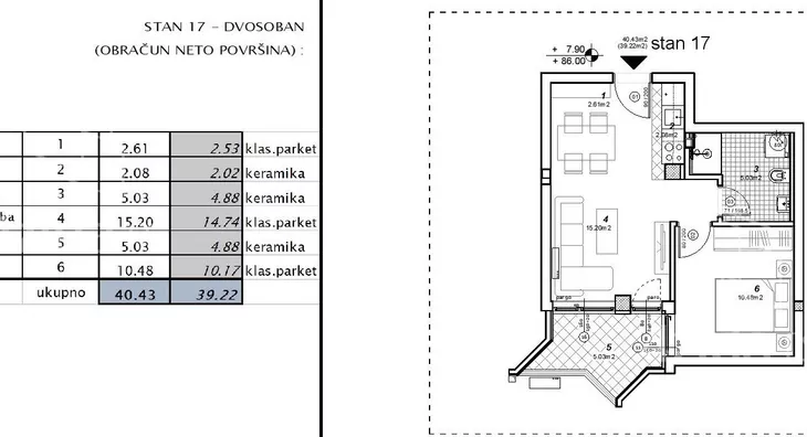 Dvosoban stan | 4zida