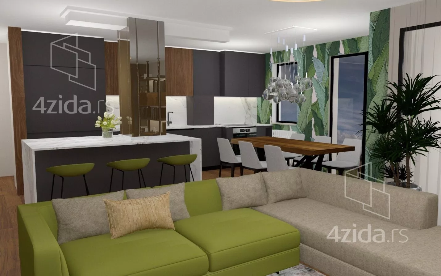 Petosoban stan | 4zida