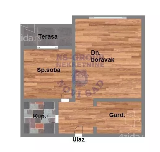 Jednoiposoban stan | 4zida