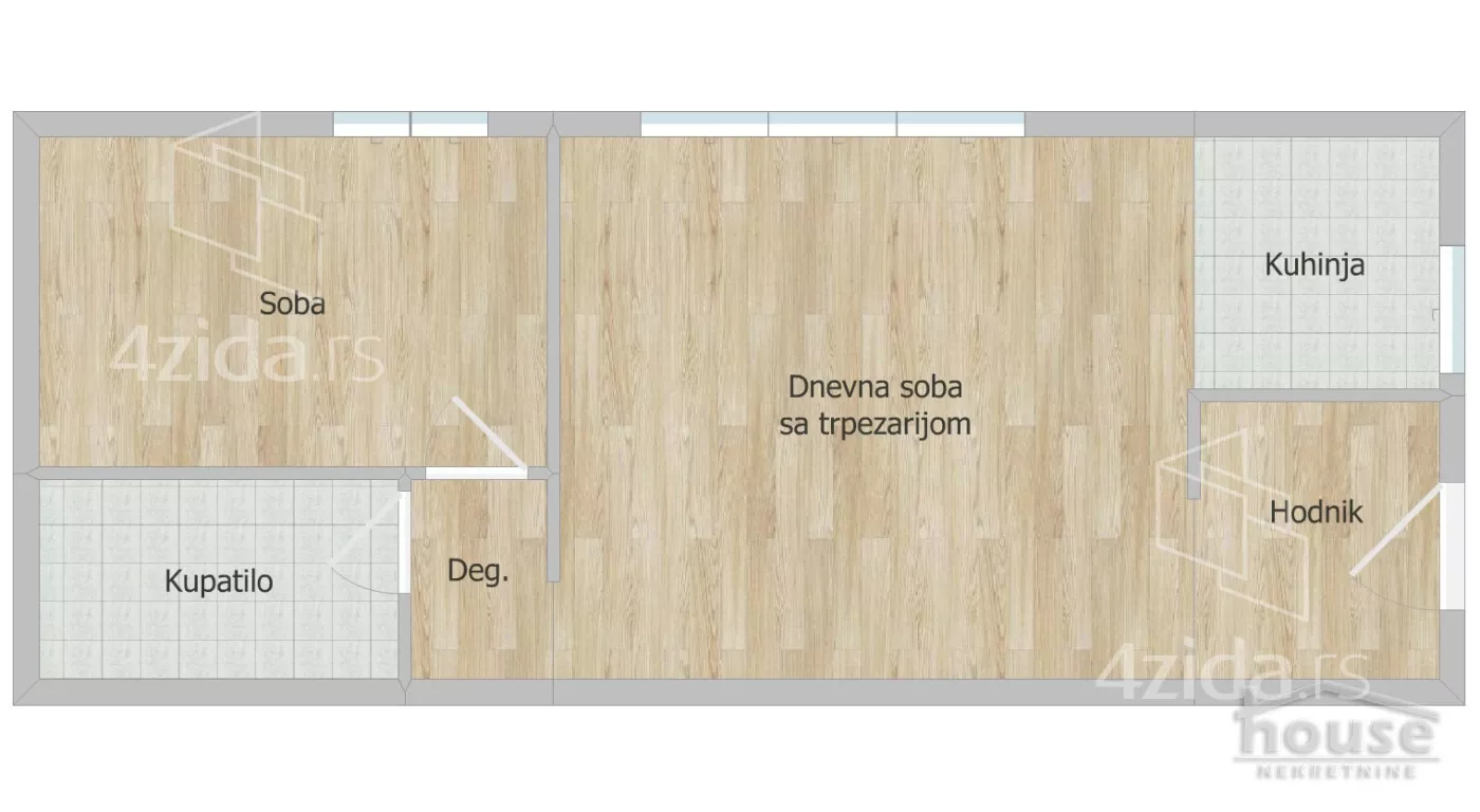 Dvosoban stan | 4zida