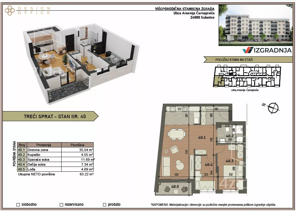 Dvosoban stan | 4zida