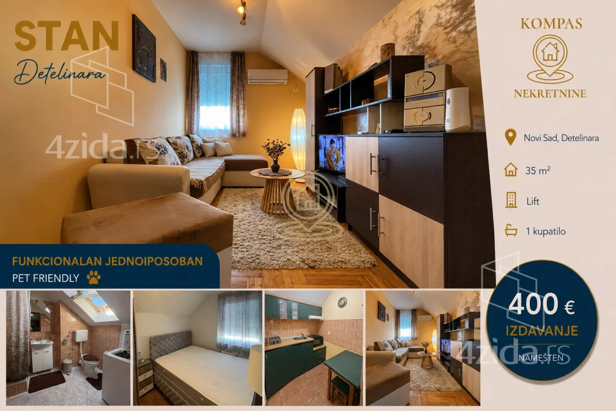 Jednoiposoban stan | 4zida