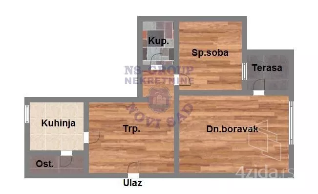 Dvosoban stan | 4zida