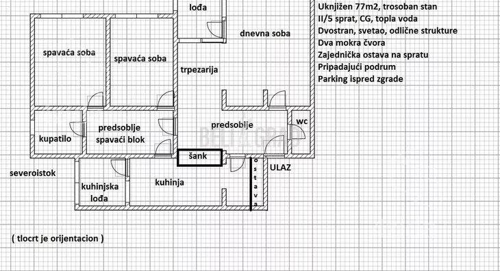 Trosoban stan | 4zida