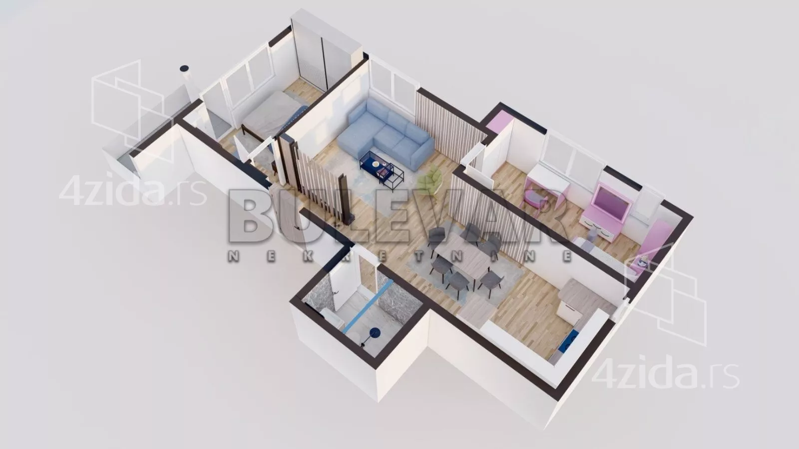 Dvoiposoban stan | 4zida