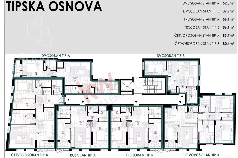 Trosoban stan | 4zida