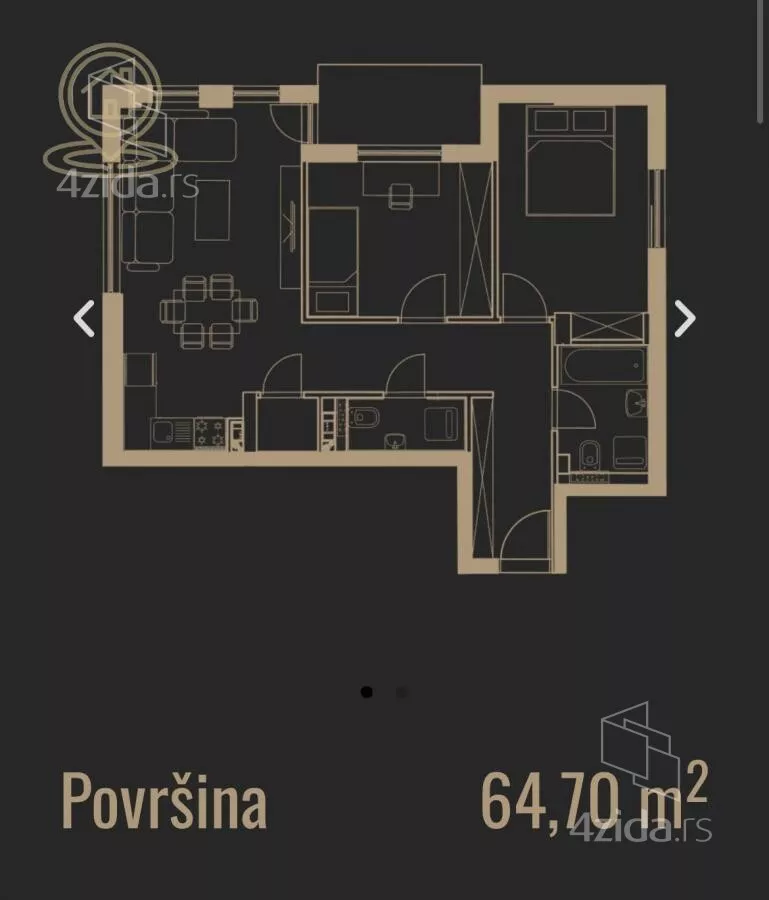 Trosoban stan | 4zida