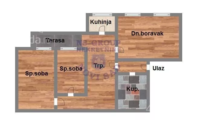 Trosoban stan | 4zida