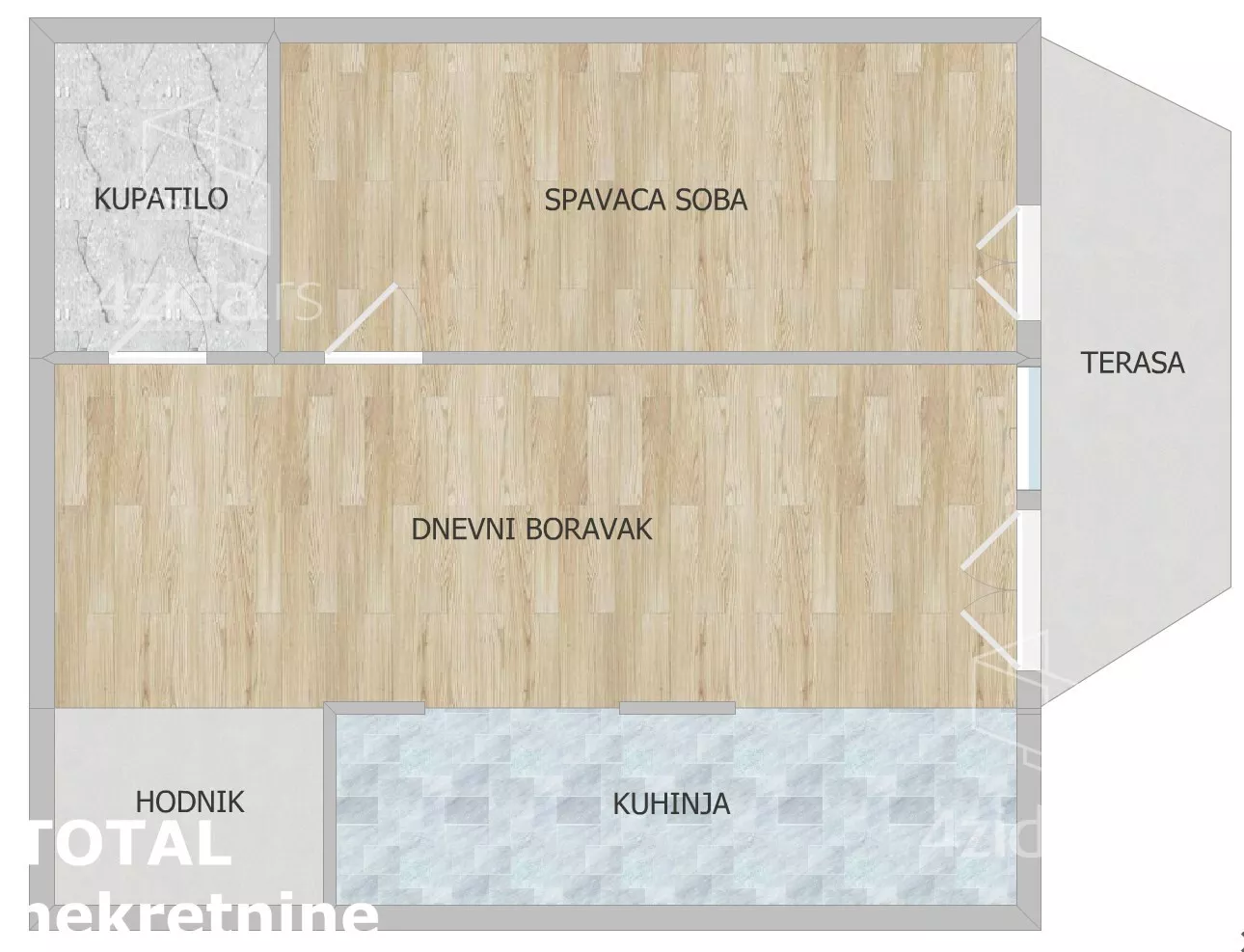 Dvosoban stan | 4zida