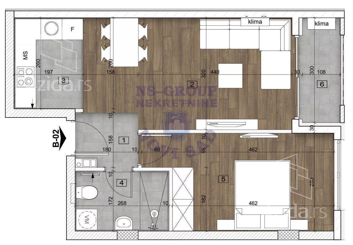 Dvosoban stan | 4zida