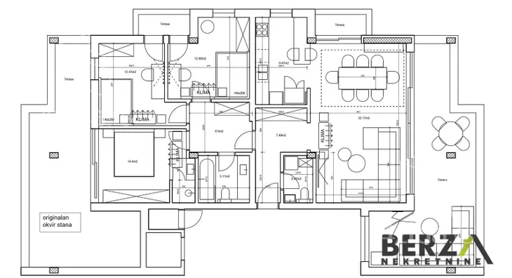 Četvoroiposoban stan | 4zida