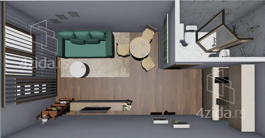 Dvosoban stan | 4zida