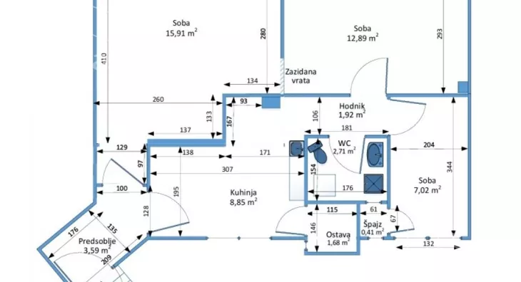 Trosoban stan | 4zida
