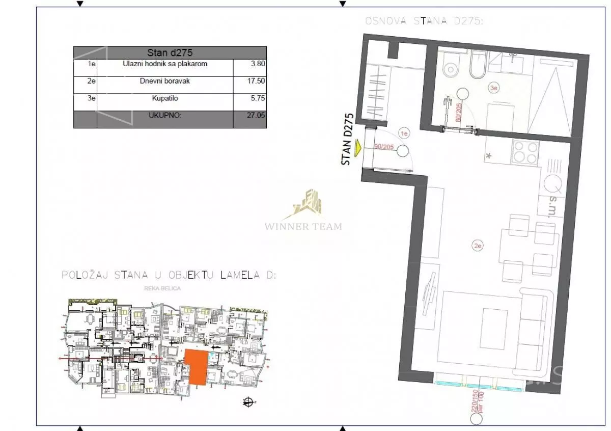 Jednosoban stan | 4zida