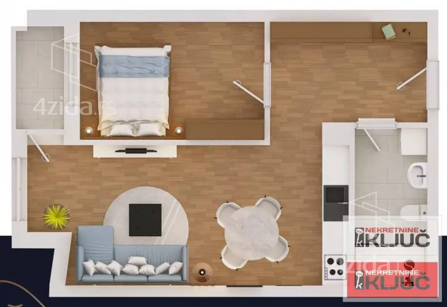 Dvosoban stan | 4zida