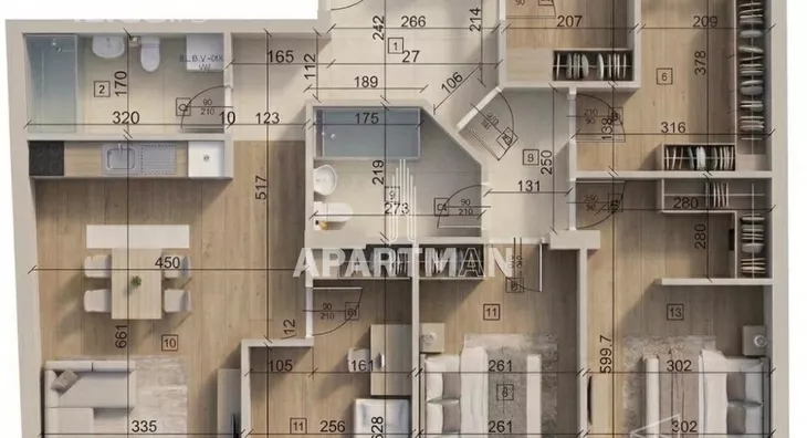 Petosoban stan | 4zida