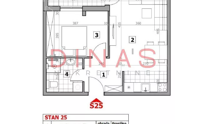 Dvosoban stan | 4zida