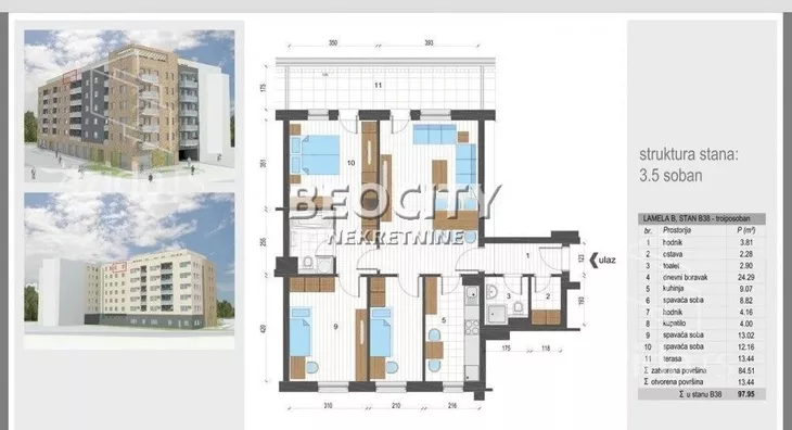 Troiposoban stan | 4zida