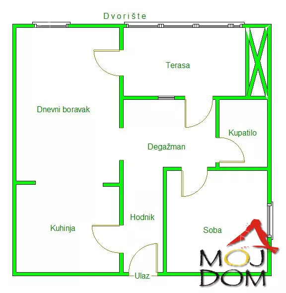 Dvosoban stan | 4zida