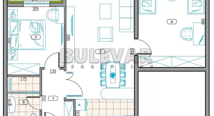 Trosoban stan | 4zida