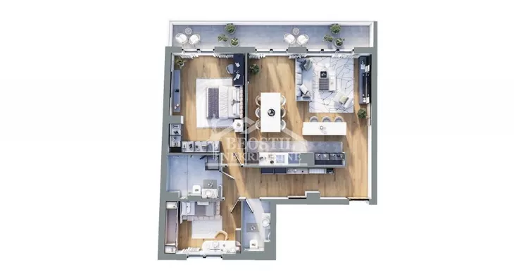 Trosoban stan | 4zida