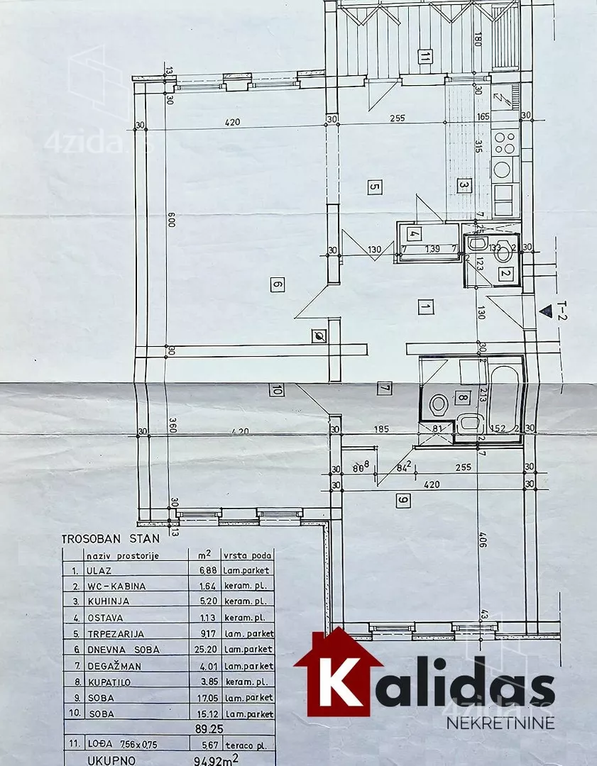 Trosoban stan | 4zida