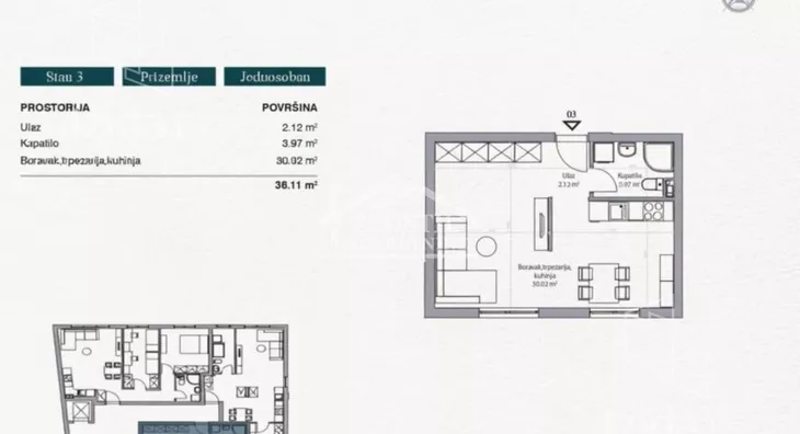 Jednosoban stan | 4zida