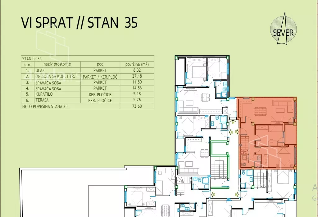 Trosoban stan | 4zida