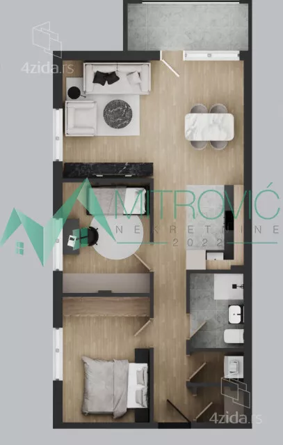 Dvoiposoban stan | 4zida