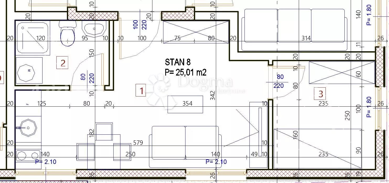 Jednoiposoban stan | 4zida