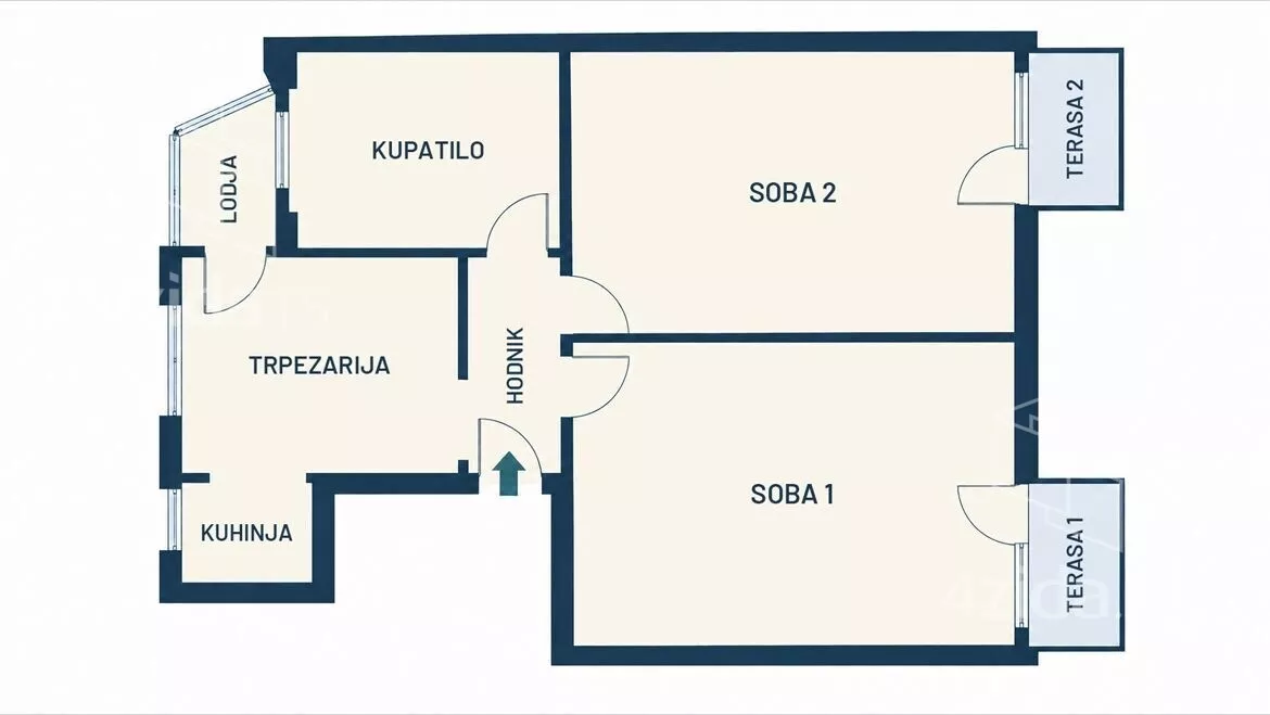 Dvosoban stan | 4zida