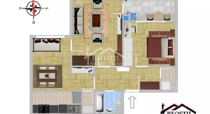 Dvoiposoban stan | 4zida