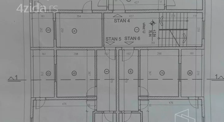 Jednoiposoban stan | 4zida