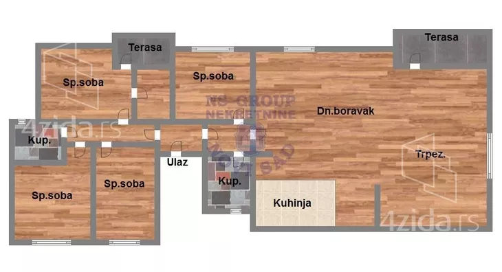 Petosoban stan | 4zida