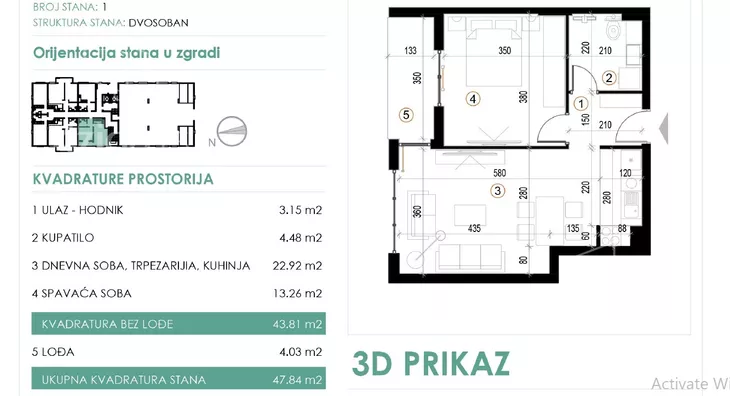 Dvoiposoban stan | 4zida