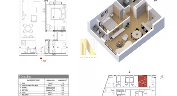 Dvosoban stan | 4zida