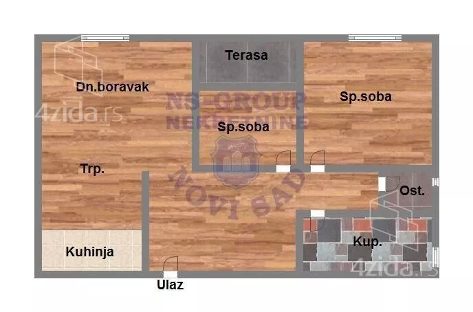Trosoban stan | 4zida