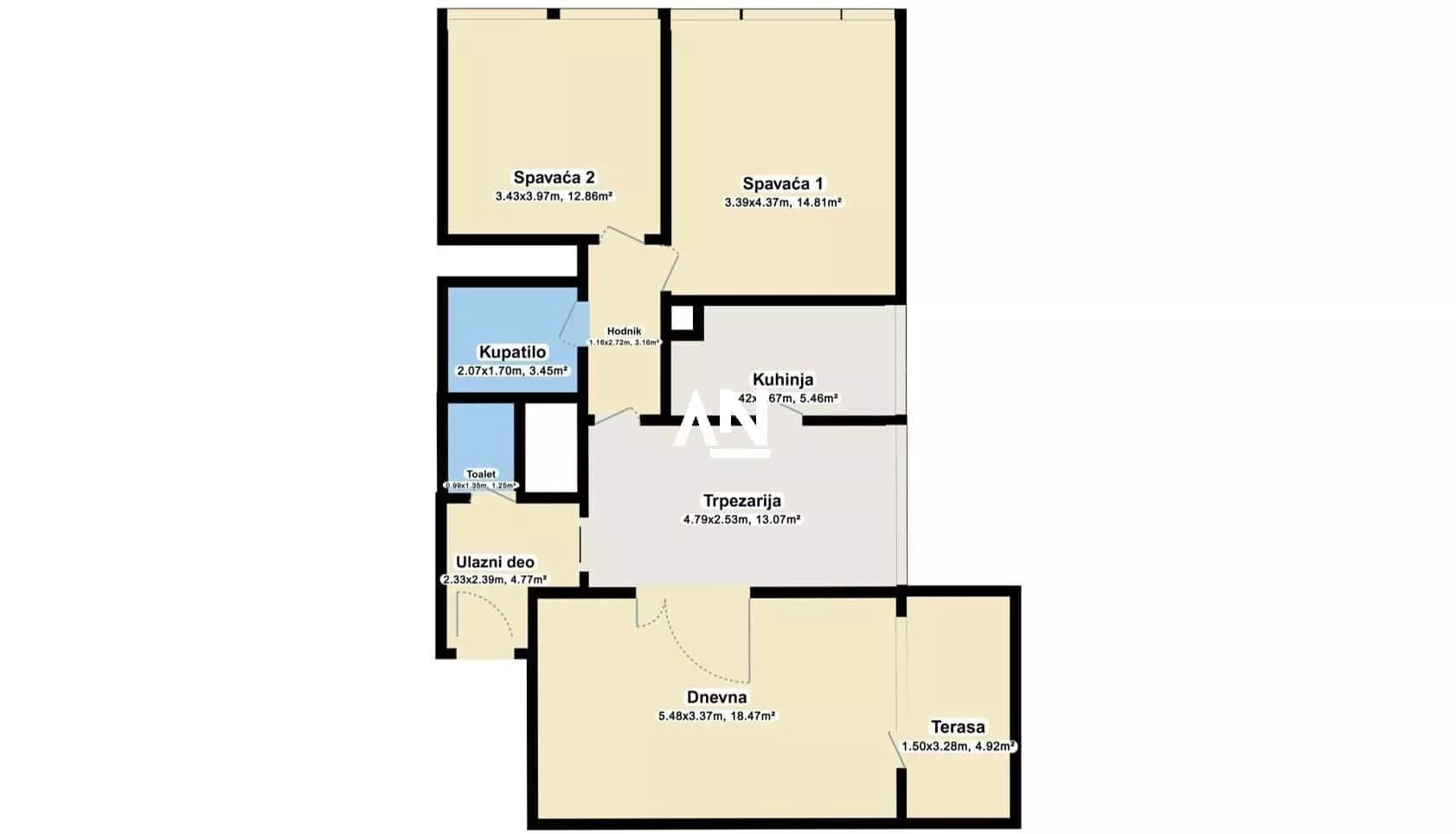 Trosoban stan | 4zida