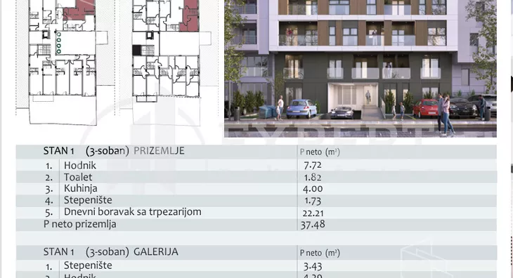 Trosoban stan | 4zida