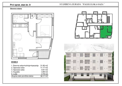 Grge Andrijanovića Ulica 2 | 4zida.rs