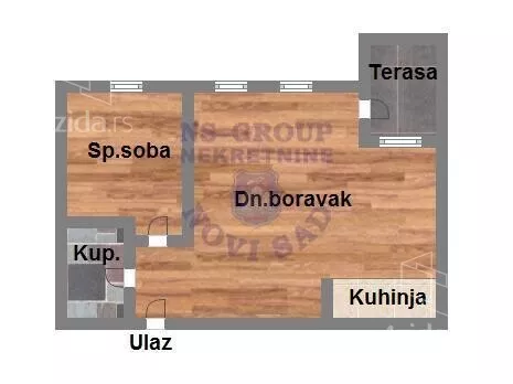 Jednoiposoban stan | 4zida