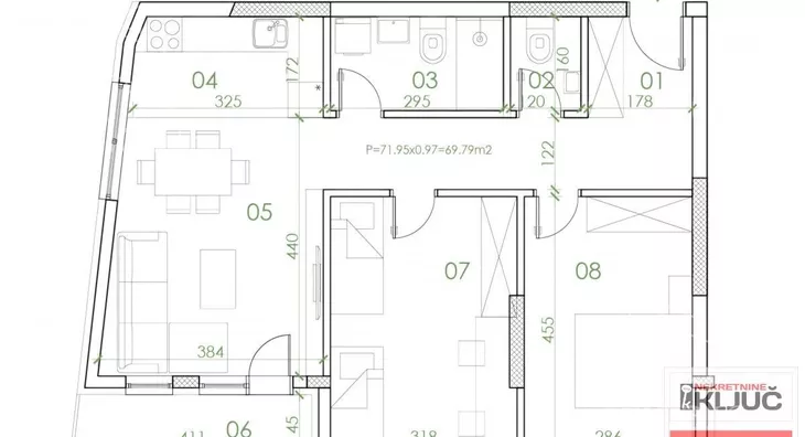 Trosoban stan | 4zida