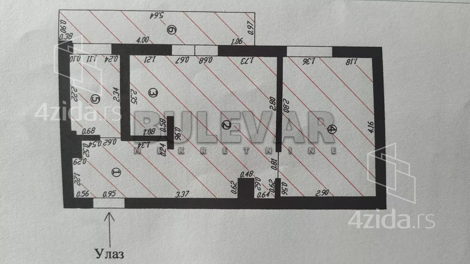 Jednoiposoban stan | 4zida