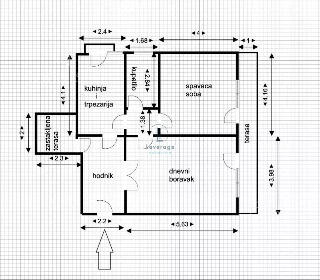 Dvosoban stan | 4zida