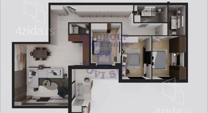 Četvorosoban stan | 4zida