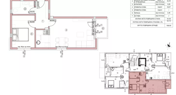 Jednoiposoban stan | 4zida